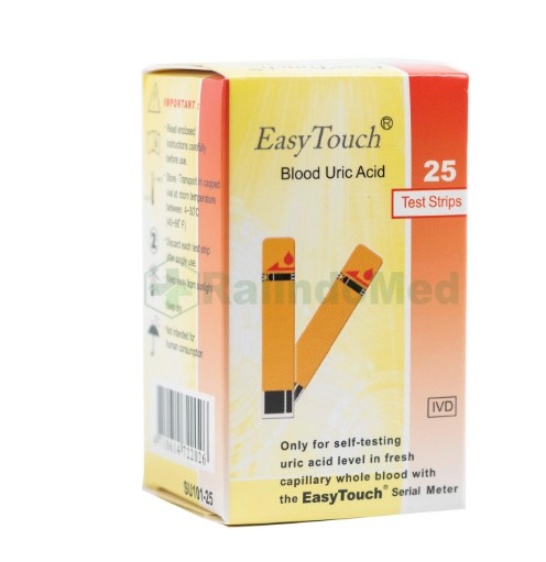 Strip Asam Urat Easy Touch isi 25strip/tube